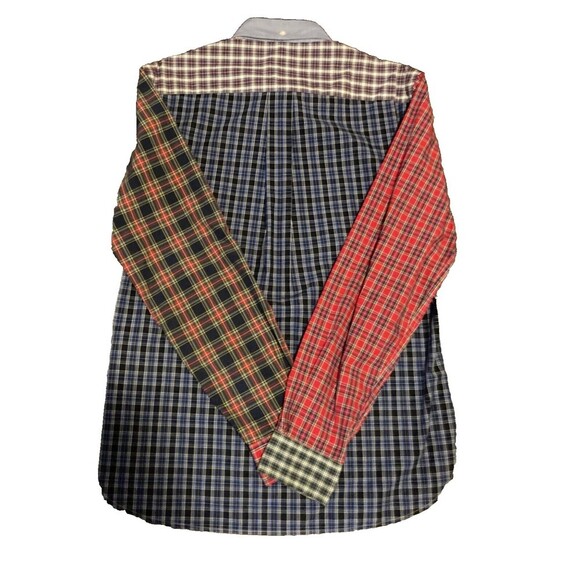 Men's Brooks Brothers Red Fleece 1plaid patchwork Button-Down L/S Shirt small - Picture 3 of 5